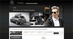 Desktop Screenshot of boutique.mercedes.fr