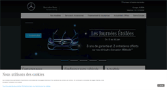 Desktop Screenshot of groupe-aubin.mercedes.fr