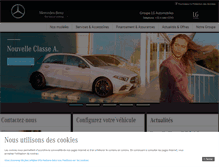 Tablet Screenshot of etoile.occitane.mercedes.fr